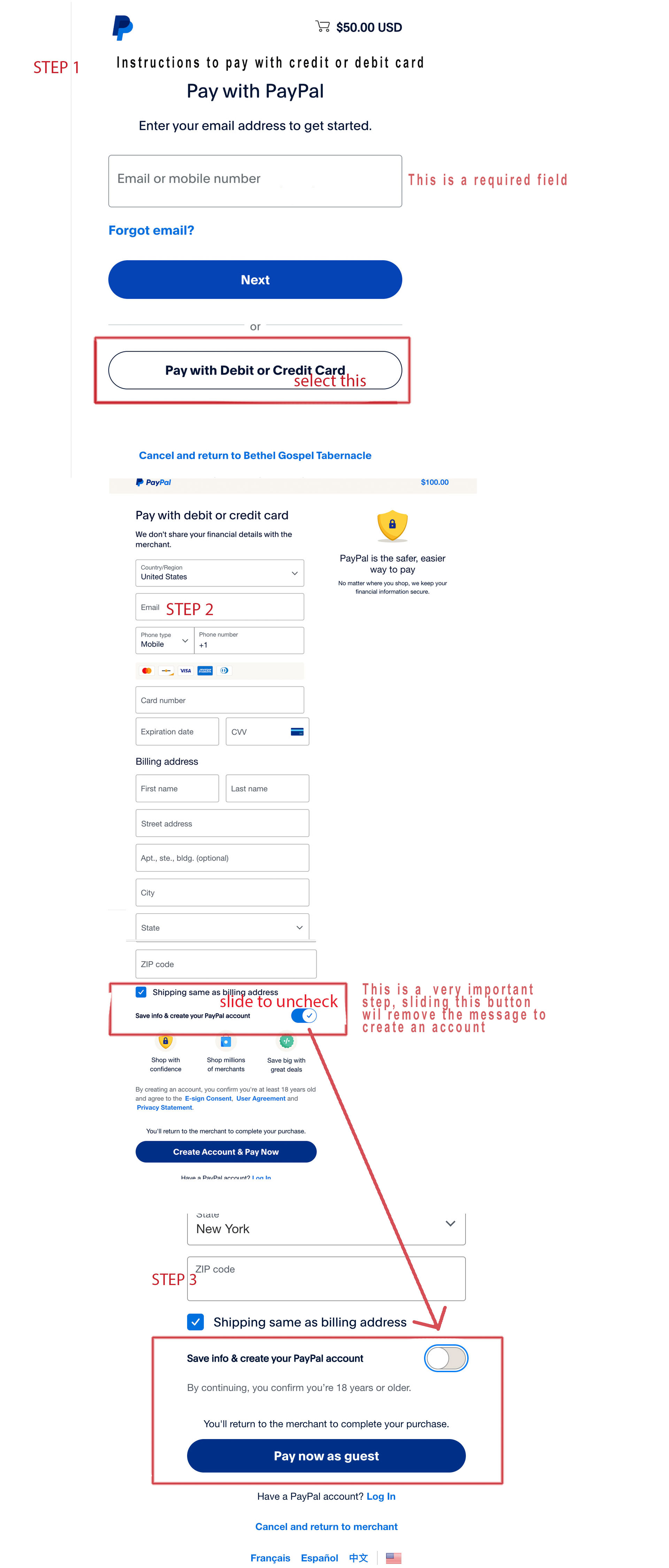 paypay istructions web