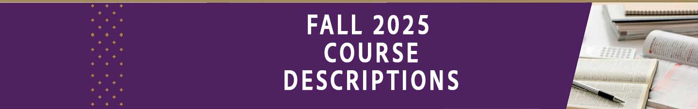 2025 course descriptions